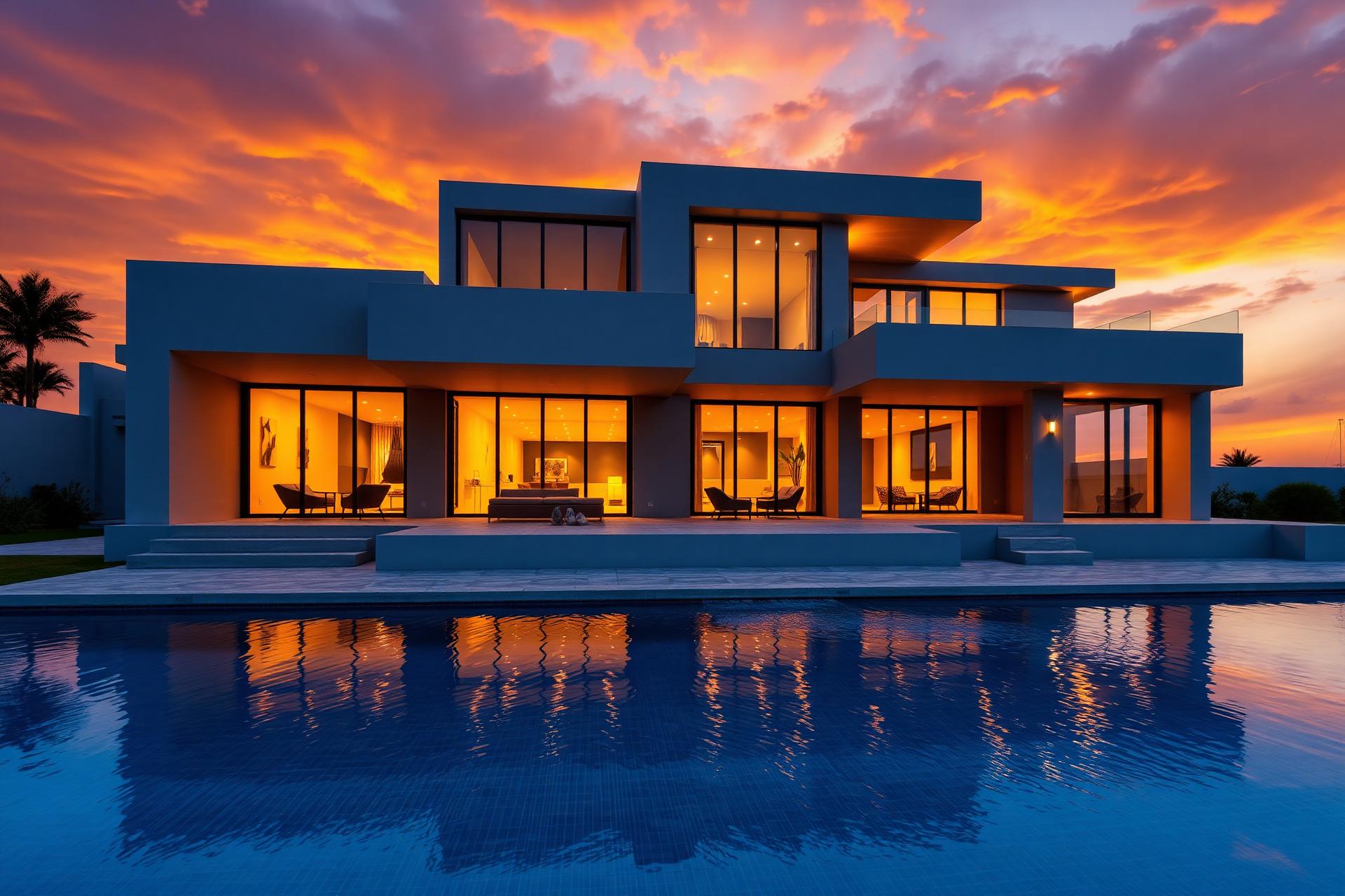Golden hour villa